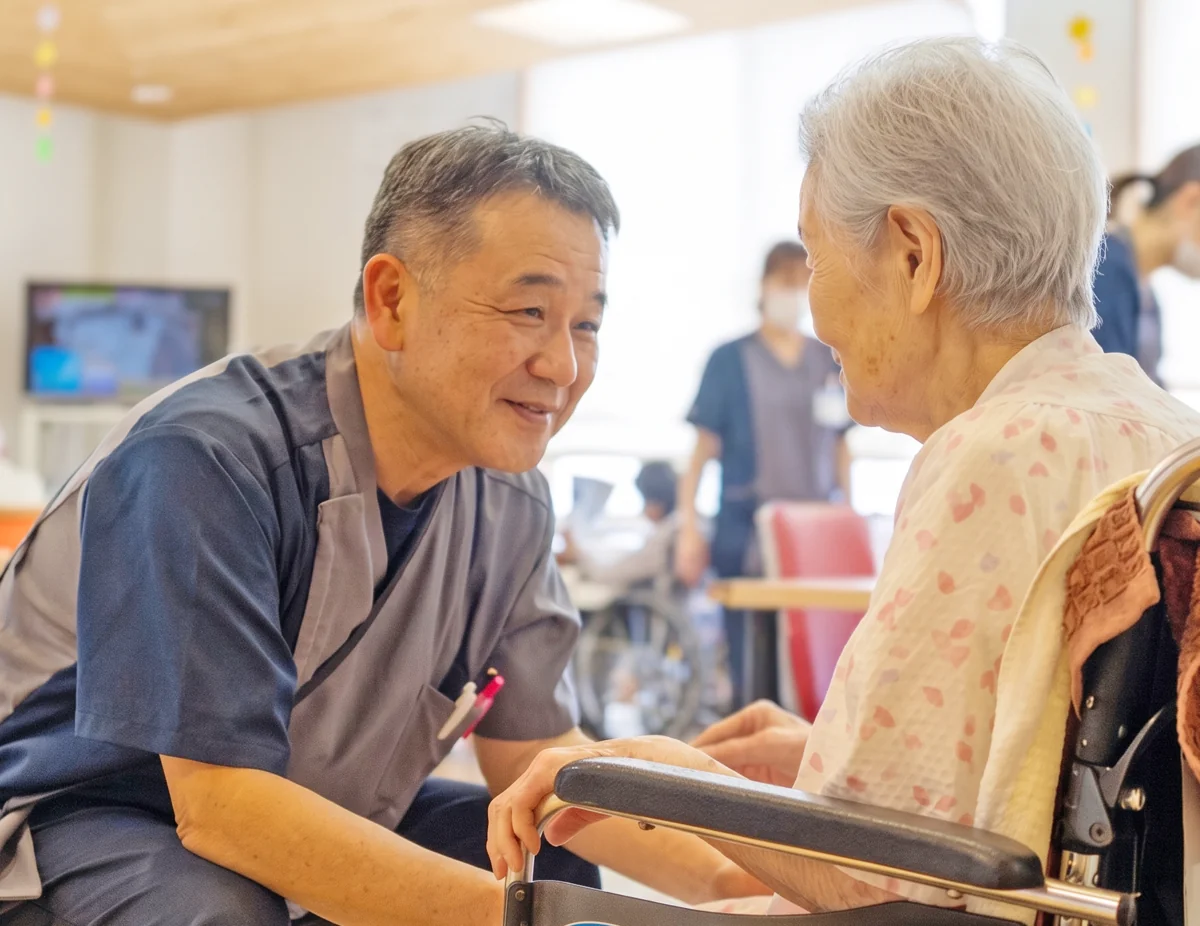 患者さまに寄り添うスタッフ
