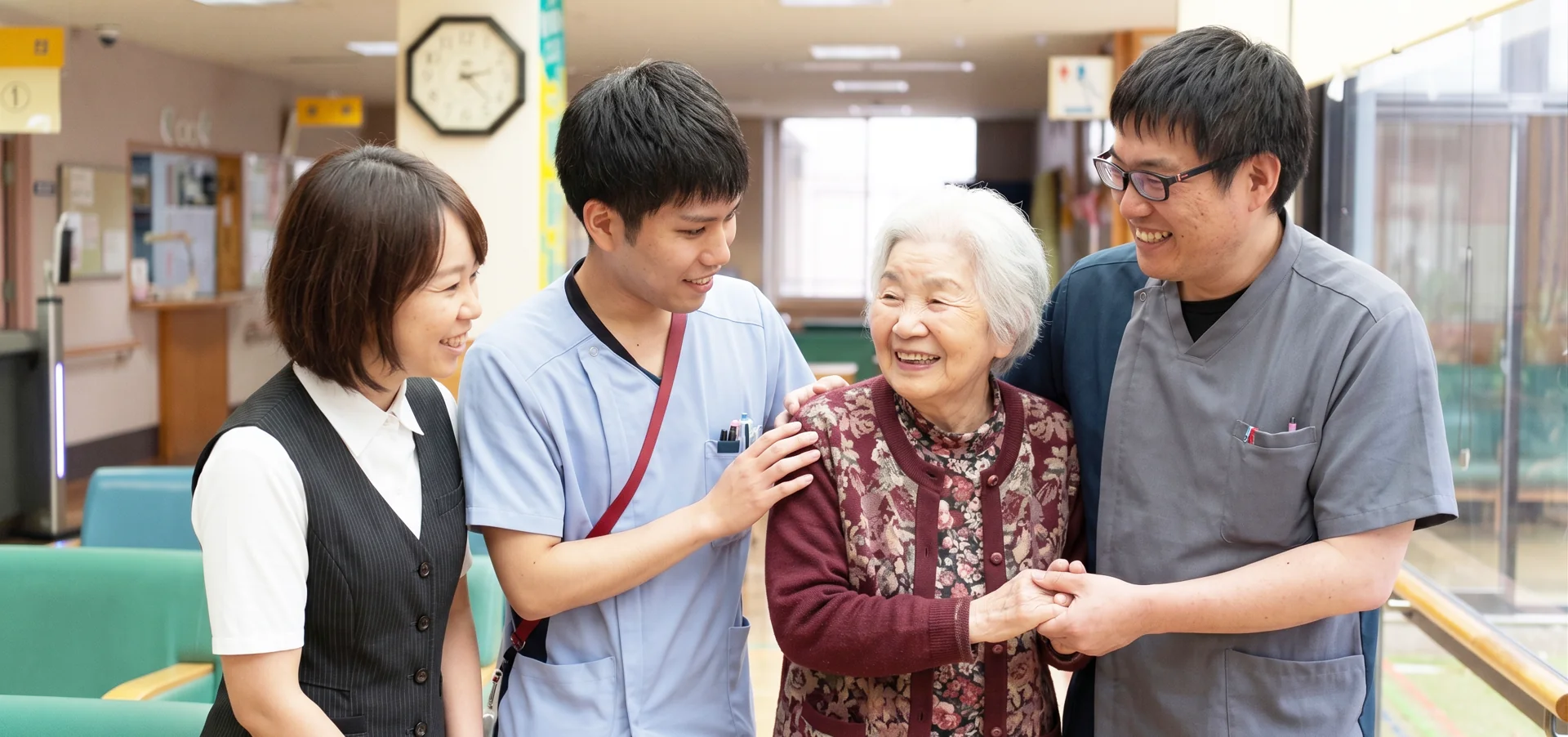 患者さまと医療スタッフ