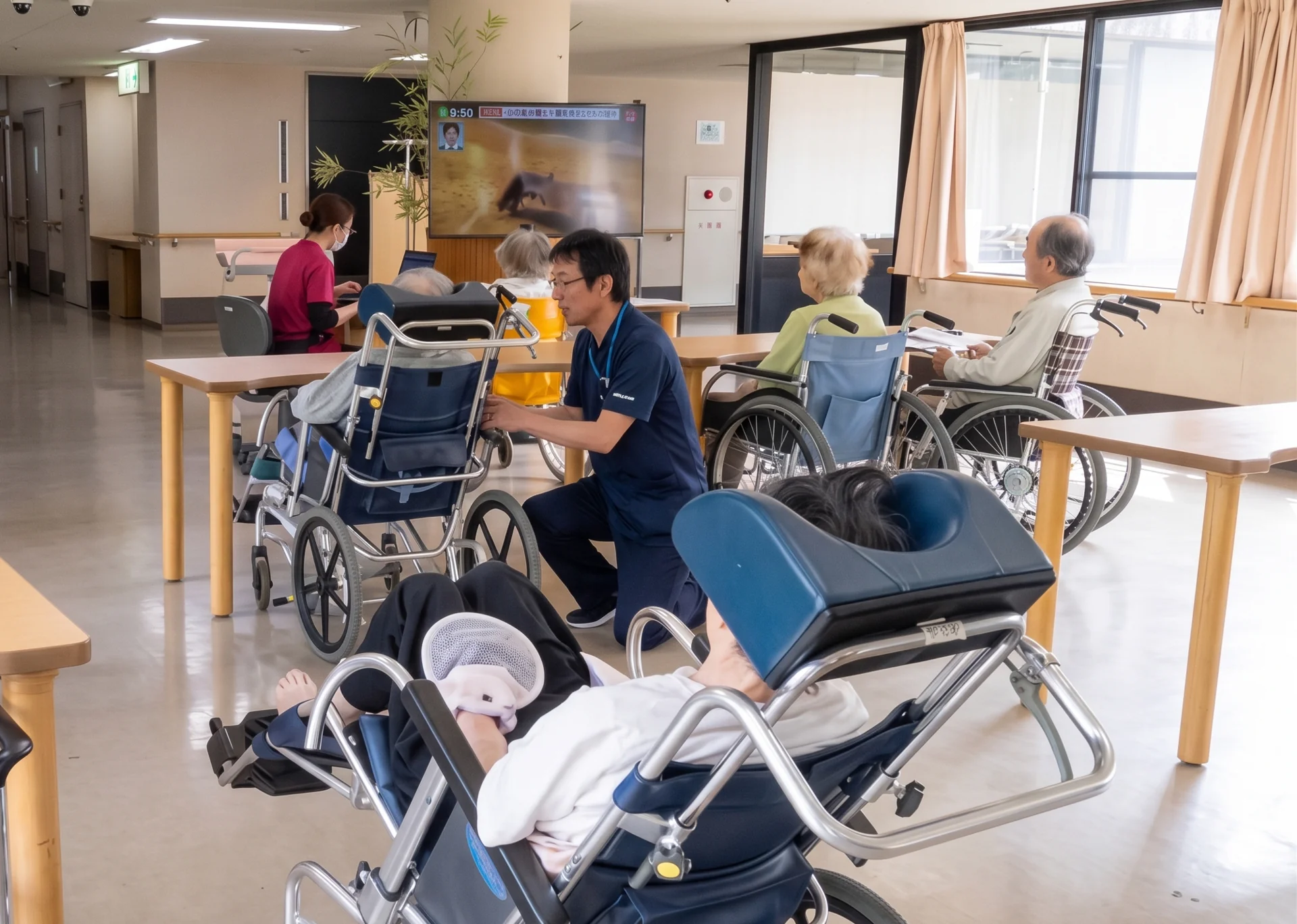 西病棟で患者さまを支えるスタッフ